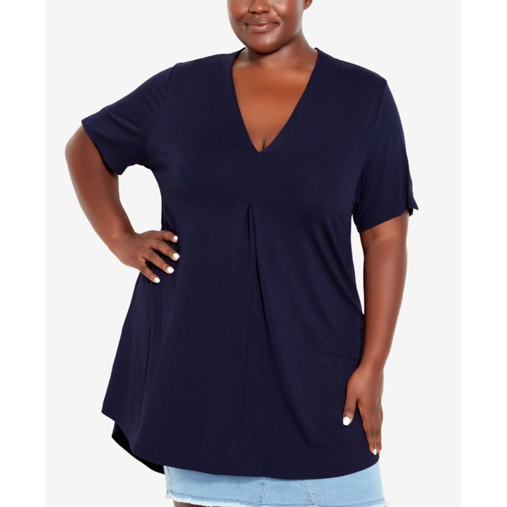 Avenue Plus Size Kaylie High Low Top